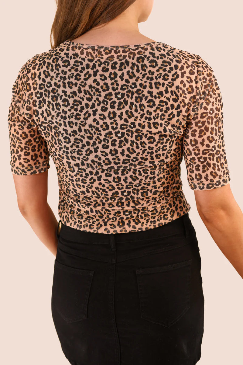 Sheer Instinct Mesh Top - Short Sleeve