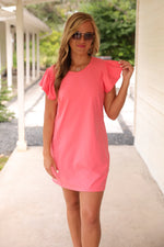 Caitlin Flutter Sleeve Dress