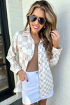 Chelsey Button Up - Checkered