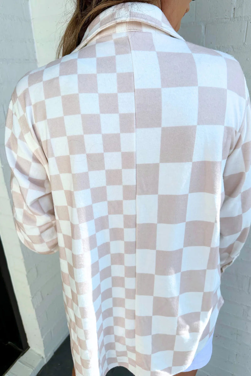 Chelsey Button Up - Checkered