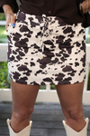 Cowhide Couture Skort