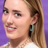 Keira Frosted Hoop Earrings