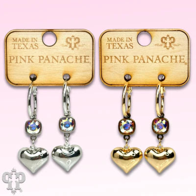 Puffed Heart Earrings