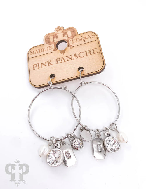 In My Circle Charm Earrings