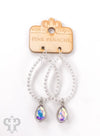 Fluted Teardrop Earrings