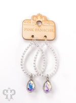 Fluted Teardrop Earrings