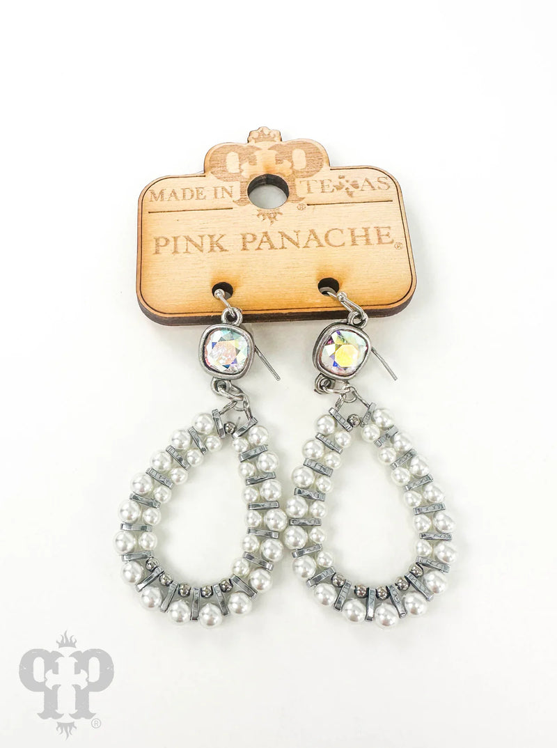 Pearl Girl Earrings - Silver