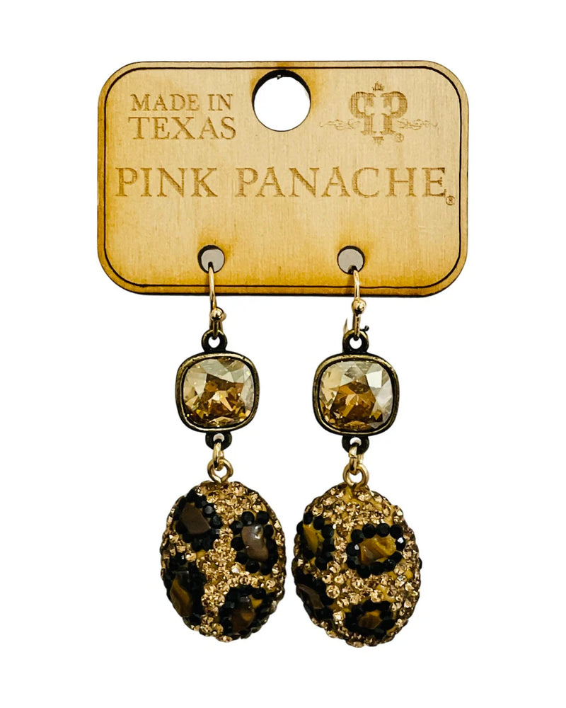 Rock Solid Leopard Earrings