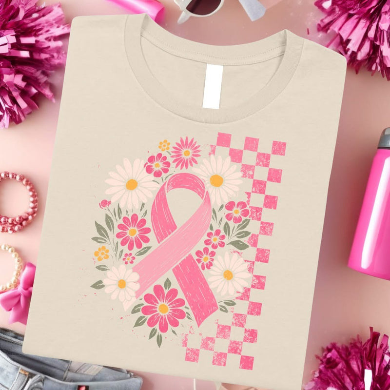 Floral Breast Cancer