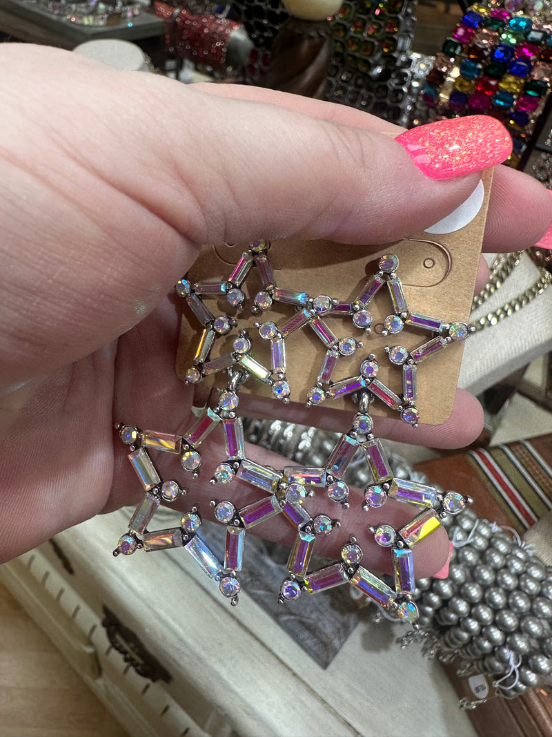 Double Star Earrings