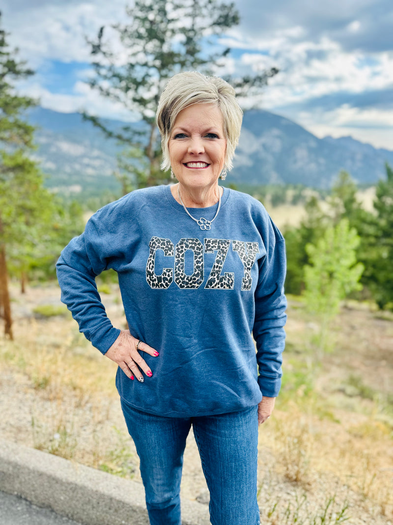 Cozy Leopard Sweatshirt