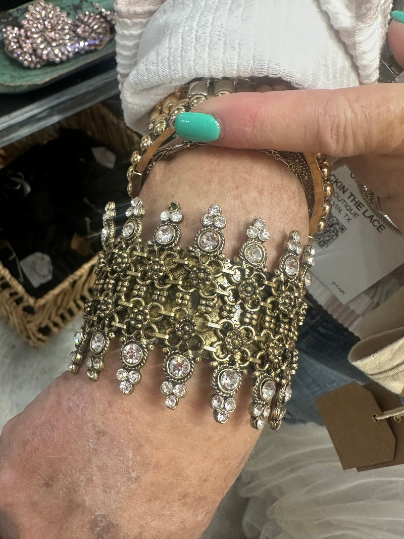 Rare Bird Cuff Rhinestone