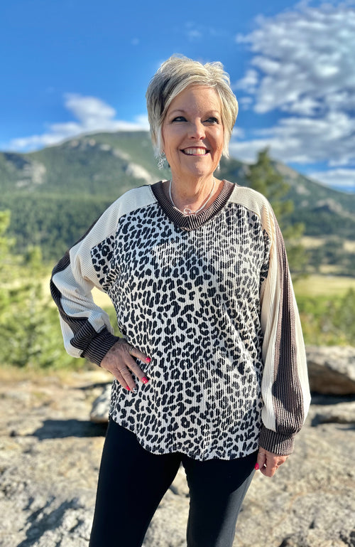 Leopard Ribbed