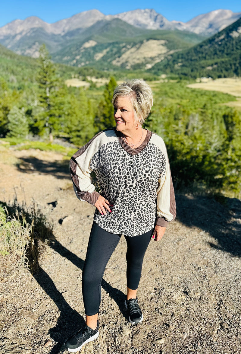 Leopard Ribbed