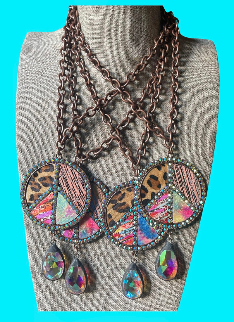 All Around The World Peace Necklace - Gypsy South