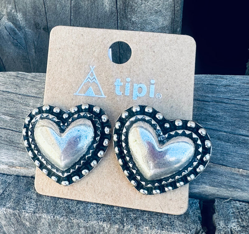 Bubble Heart Earrings