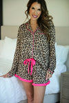 Prima Donna Leopard Ruffle PJS PREORDER