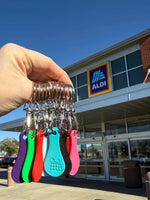 Shopping Cart Quarter Saver Keychain