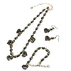 Midnight Gilded Hearts Betsy Bracelet