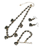 Midnight Gilded Hearts Betsy Bracelet