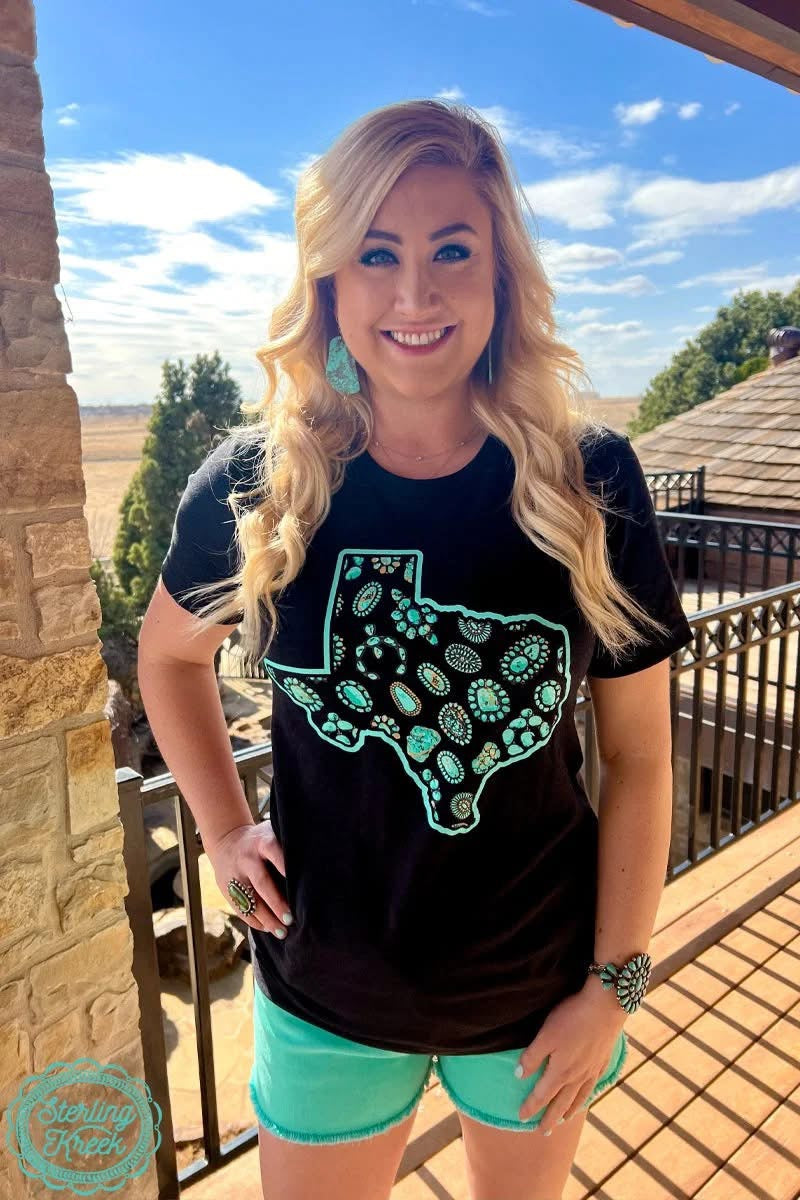 Texas in turquoise