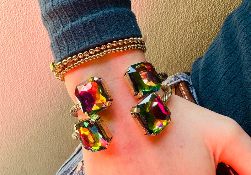Volcano Two Stone Bracelet
