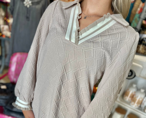 Kiss Me Cutie Textured Dress
