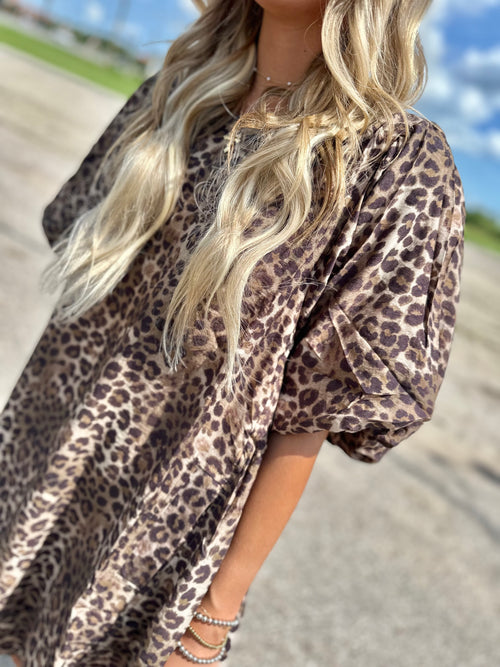 An Open Book Leopard Dress