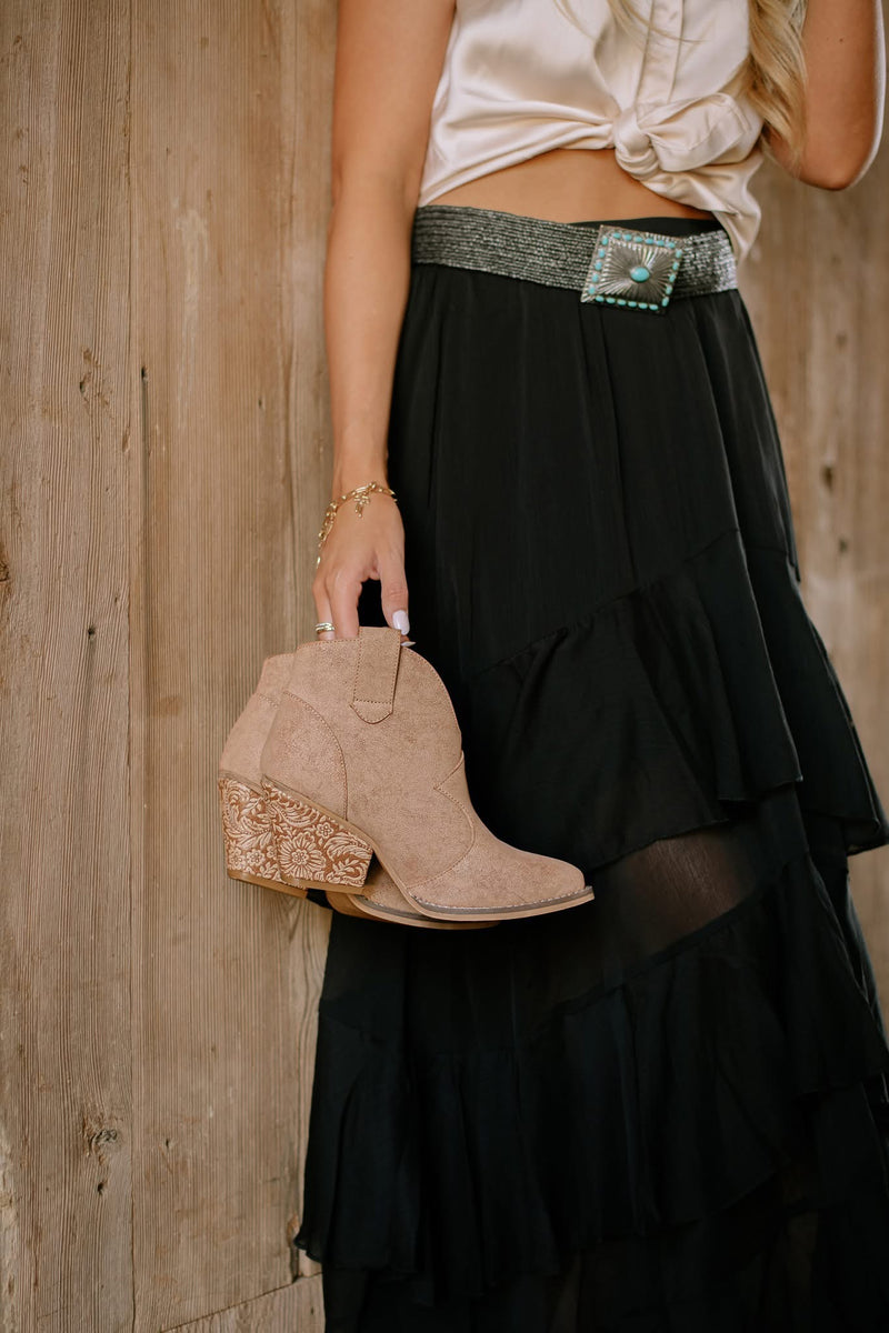Dangerous Embossed  Bootie - Very G