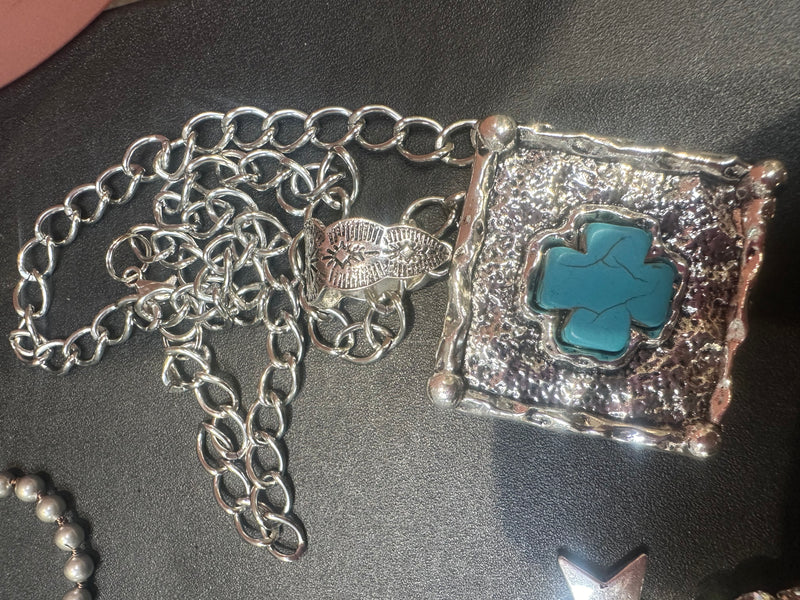 Cross Concho Necklace