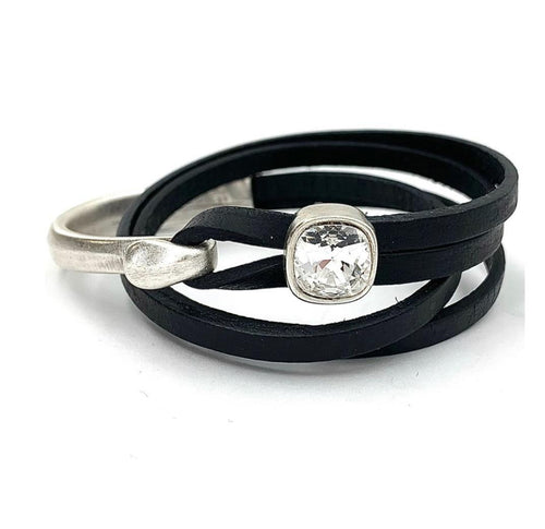COCO LEATHER WRAP BRACELET