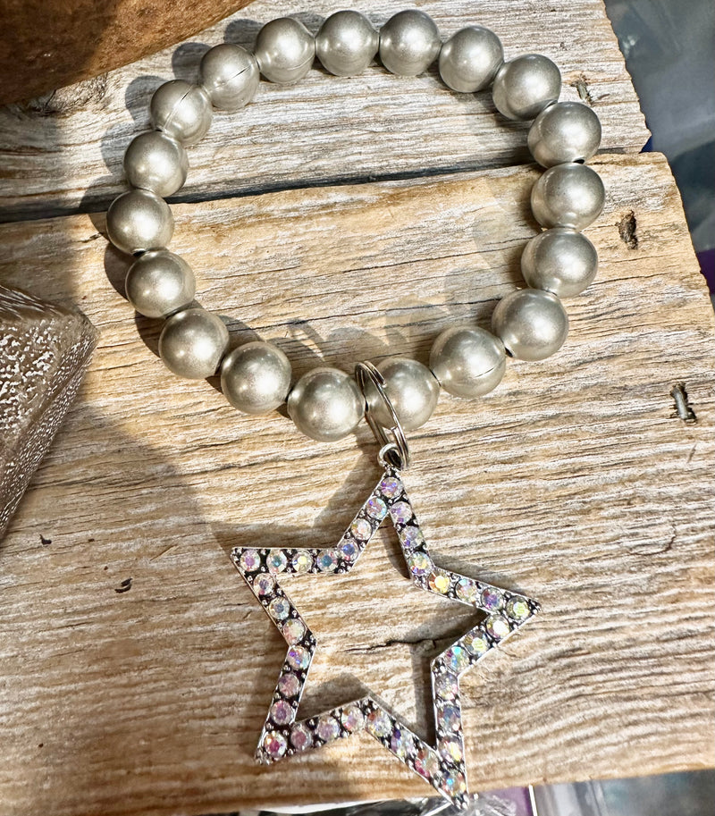 Rhinestone Star Stretch Bracelet