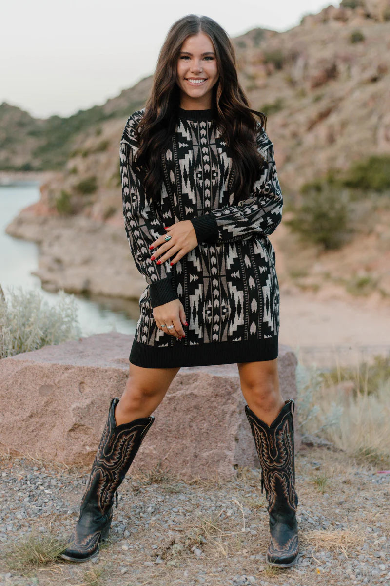 Montana Aztec Dress