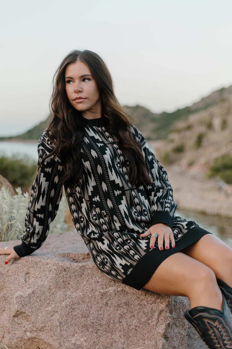 Montana Aztec Dress