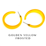 Keira Frosted Hoop Earrings