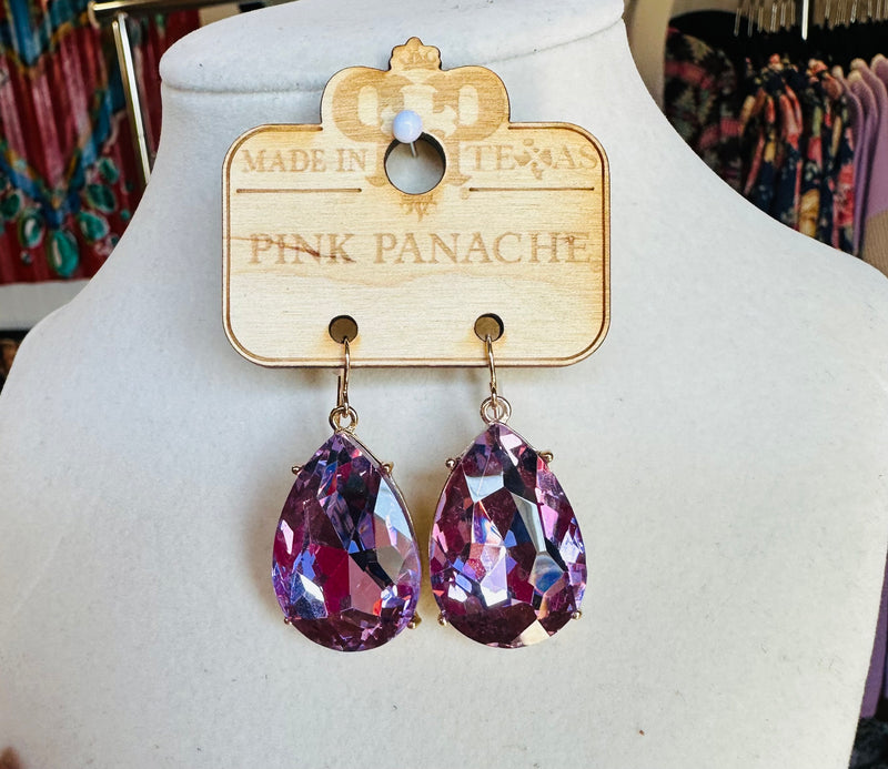 Lavender Dangle Earrings