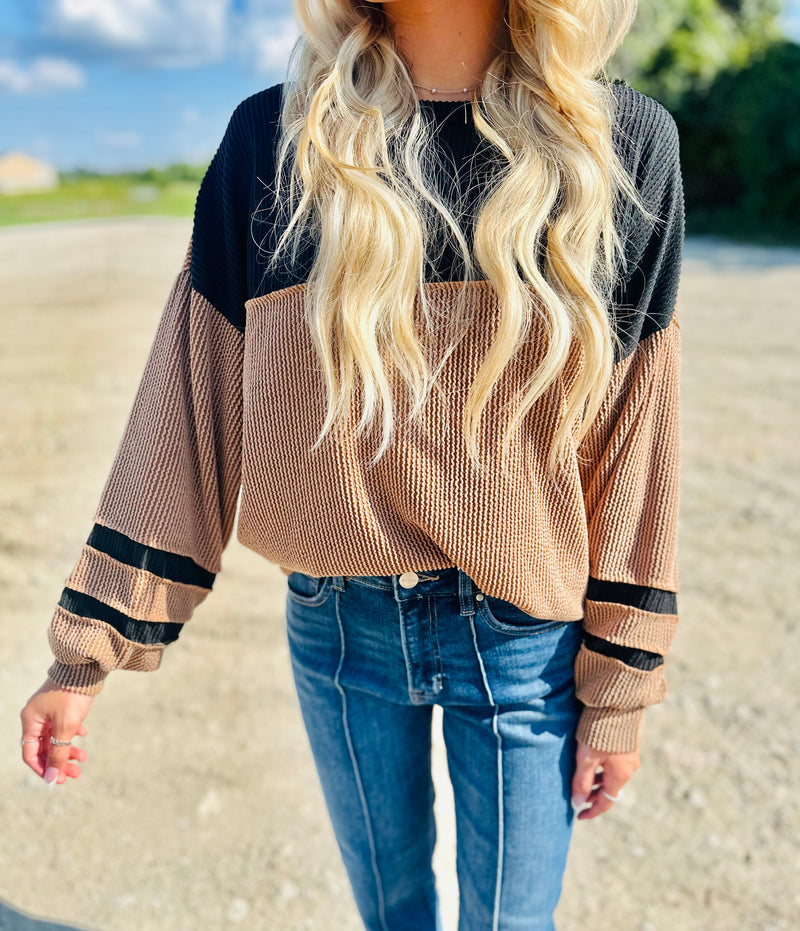 Clara Ribbed Top