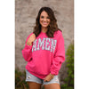 Amen Sweatshirt - Hot Pink