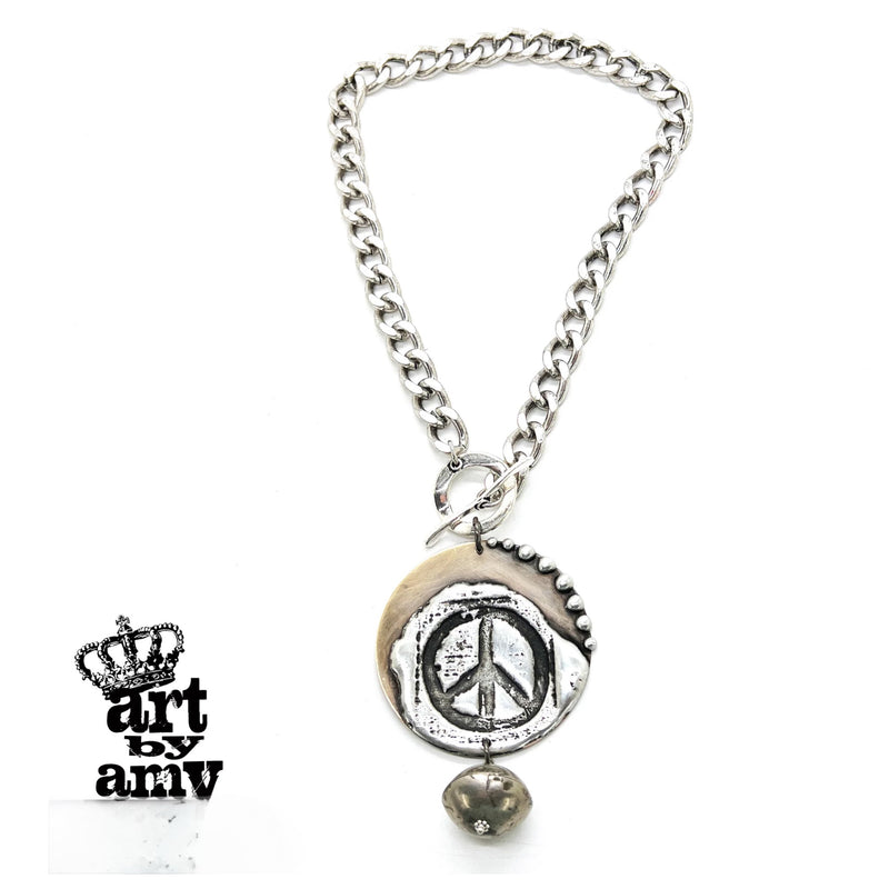 Masterful Peace Necklace - Art By Amy