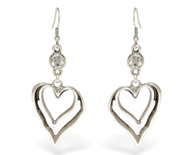 Heart On Fire Earrings