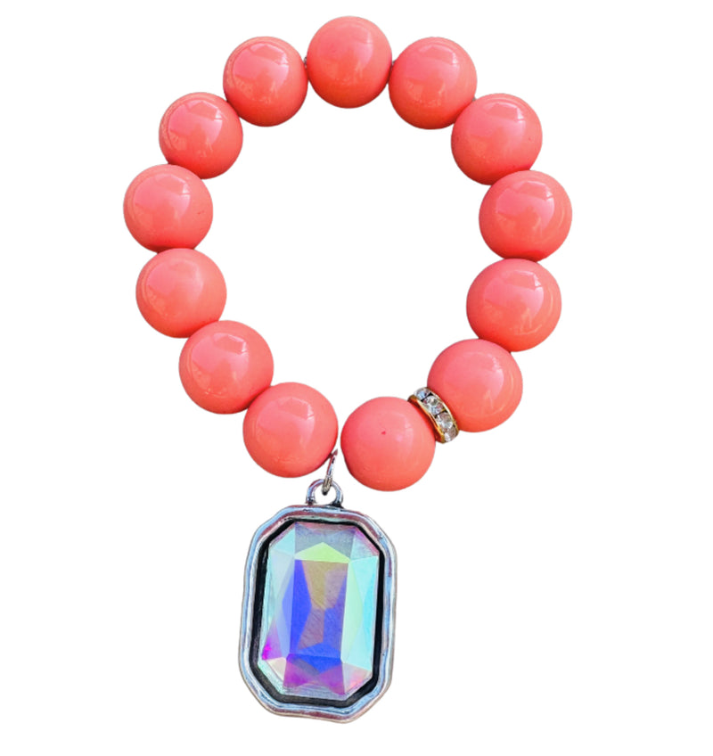 Peach Love Stretch Bracelet