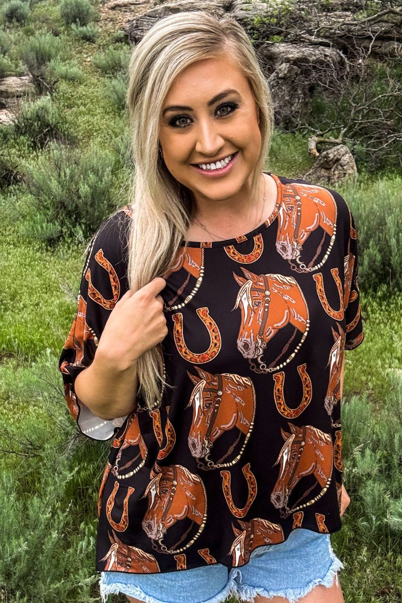 The Lucky Horse Top
