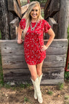 Bandana Babe - Red Dress