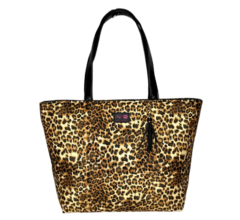 Lady Leopard Tote - Makeup Junkie