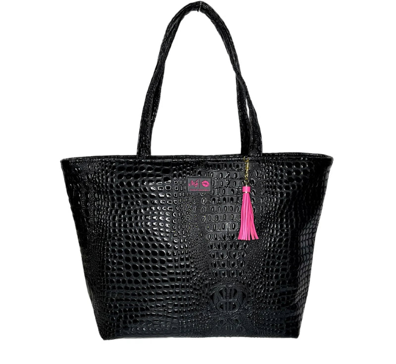 Bubble Gator Tote - Makeup Junkie