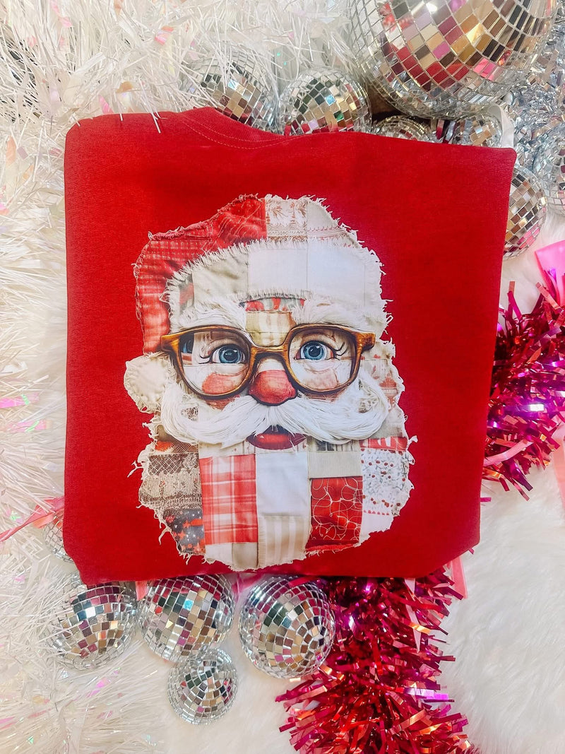 Patch It Up Santa Tee