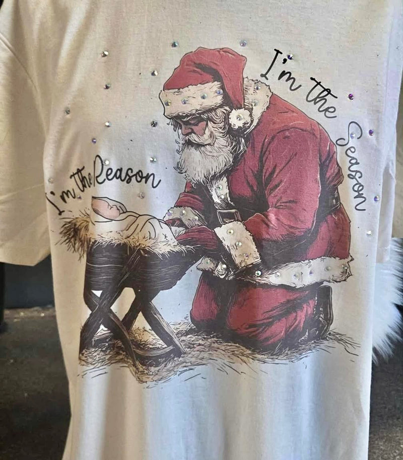 I’m The Season Rhinestone Tee
