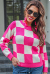 Paisley Checkered Sweater