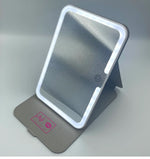 MJ Rechargeable LED Travel Mirror