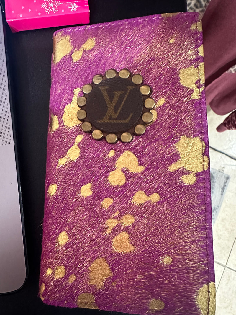 Upcycled Journal Purple Hair